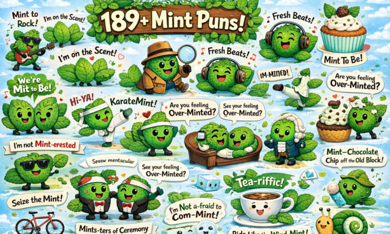 189+ Mint Puns