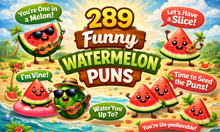 289 Funny Watermelon Puns