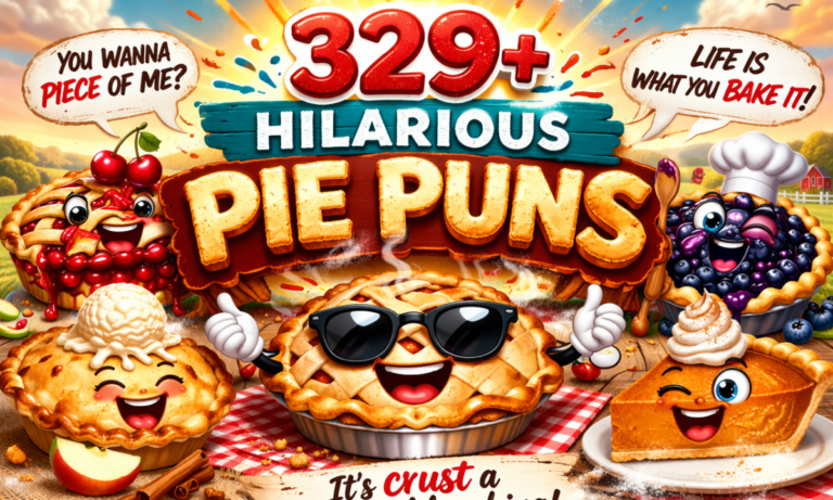 329+ Hilarious Pie Puns