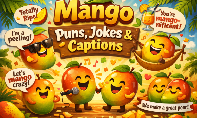 Mango Puns, Jokes & Captions