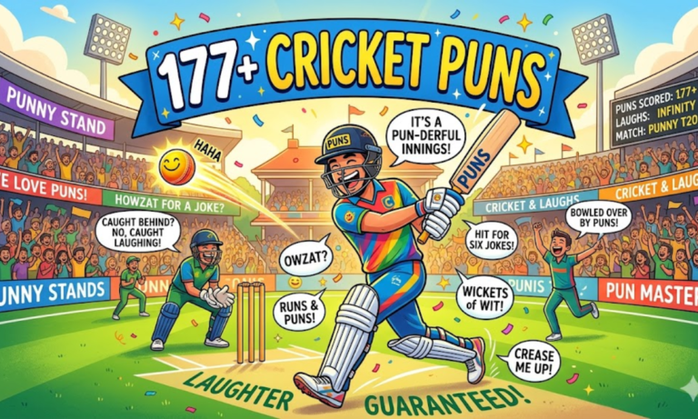 177+ Cricket Puns