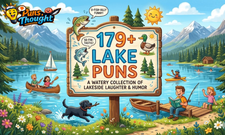179+ Lake Puns