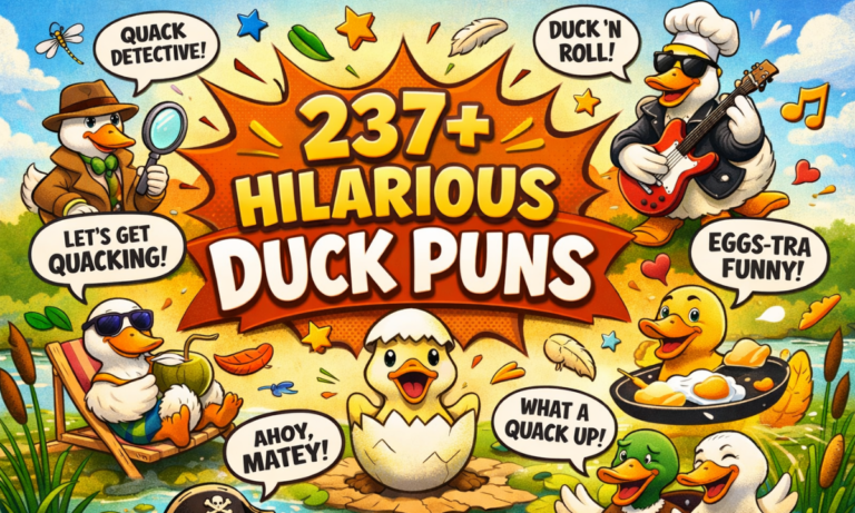 237+ Hilarious Duck Puns