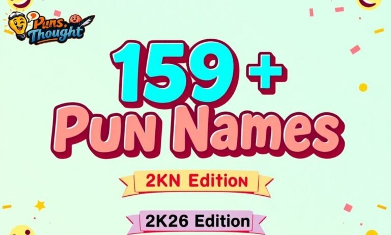 173+ Pun Names