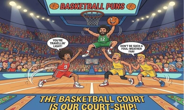 225+ Basketball Puns
