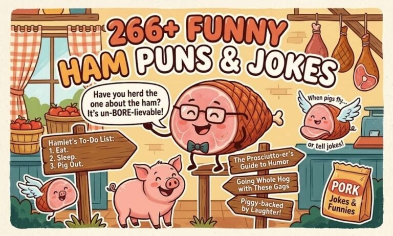 266+ Funny Ham Puns and Jokes