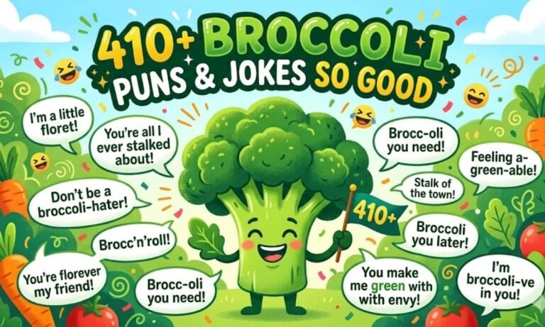 410+ Broccoli Puns & Jokes So Good
