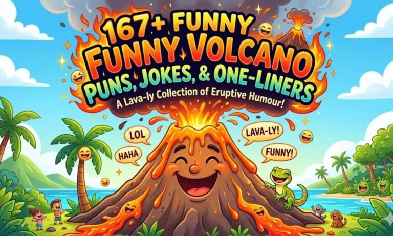 Funny Volcano Puns, Jokes, One-Liner
