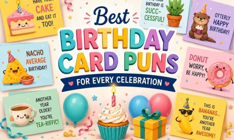 Birthday Card Puns