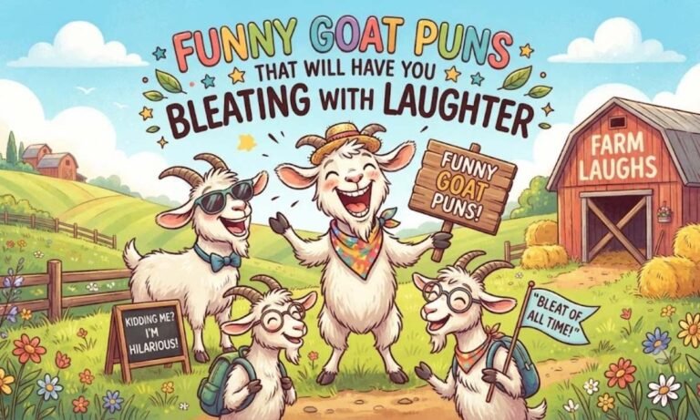 Funny Goat Puns