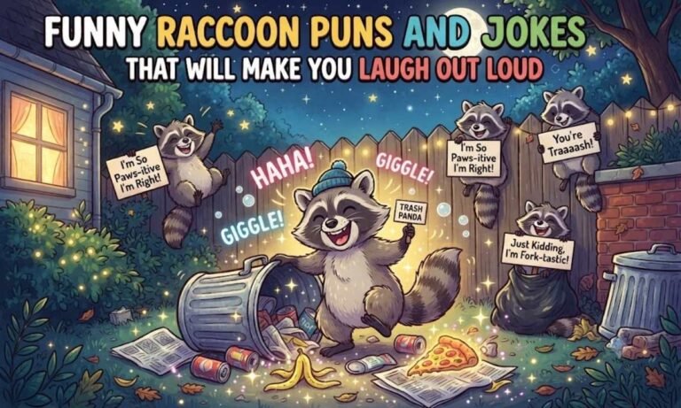 Funny Raccoon Puns