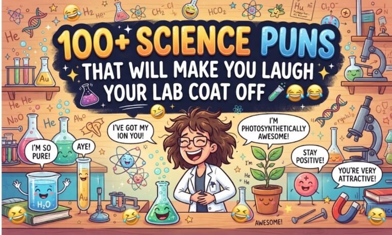 100+ Funny Science Puns