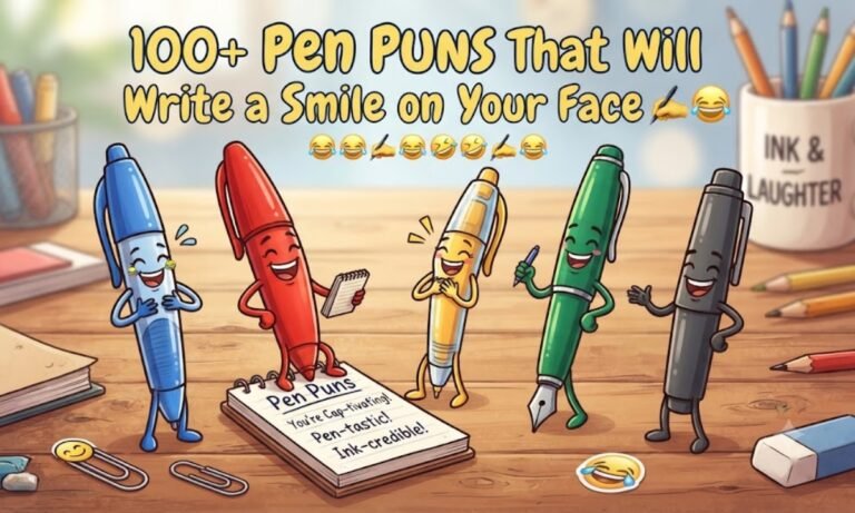 100+ Pen Puns