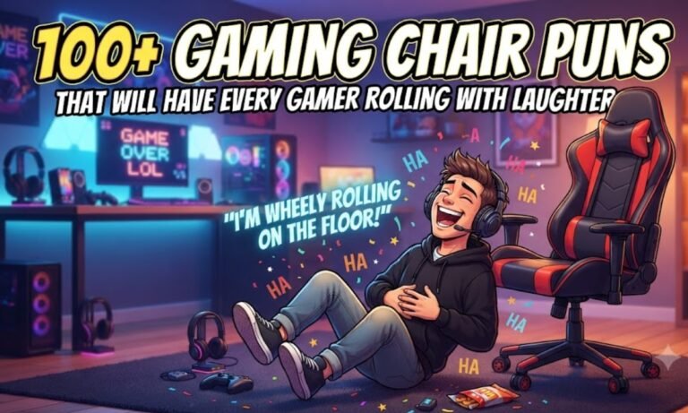 Gaming Chair Puns