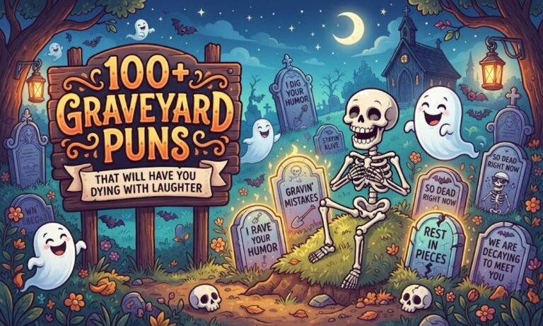 100+ Graveyard Puns