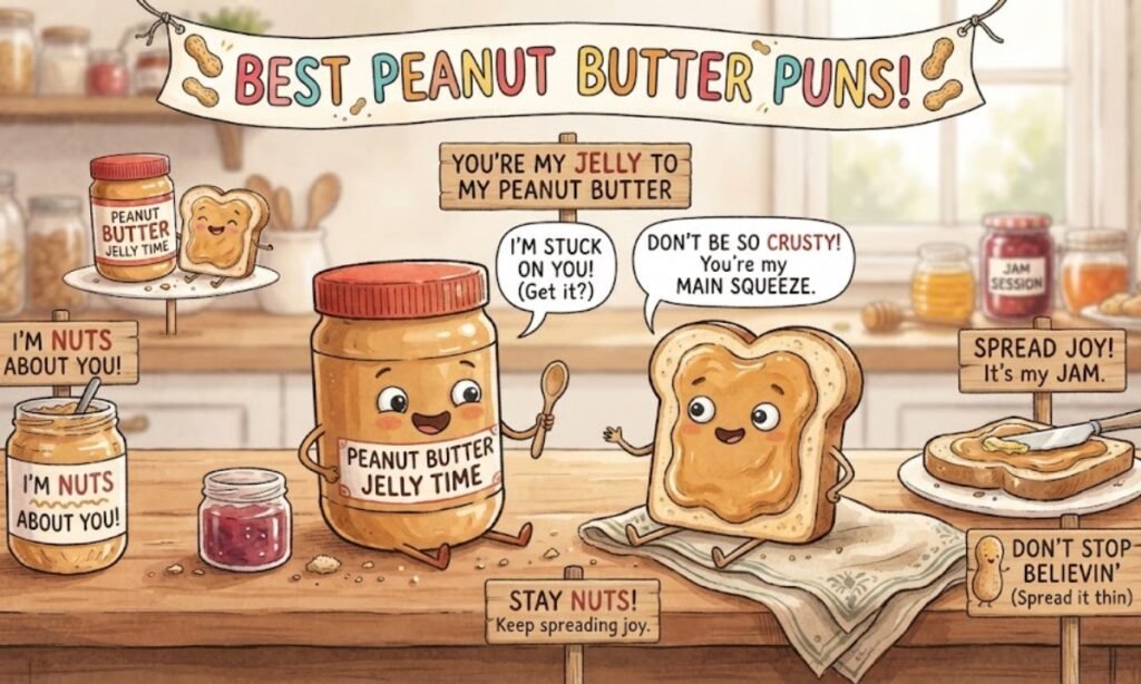 Funny Best Peanut Butter Puns