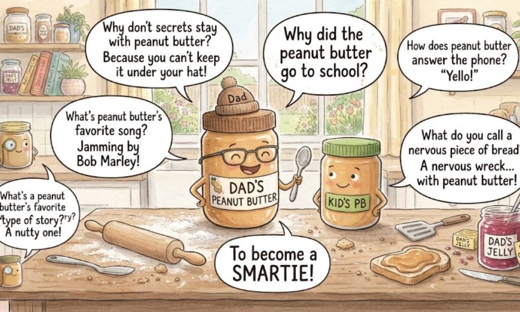 Funny Peanut Butter Dad Jokes